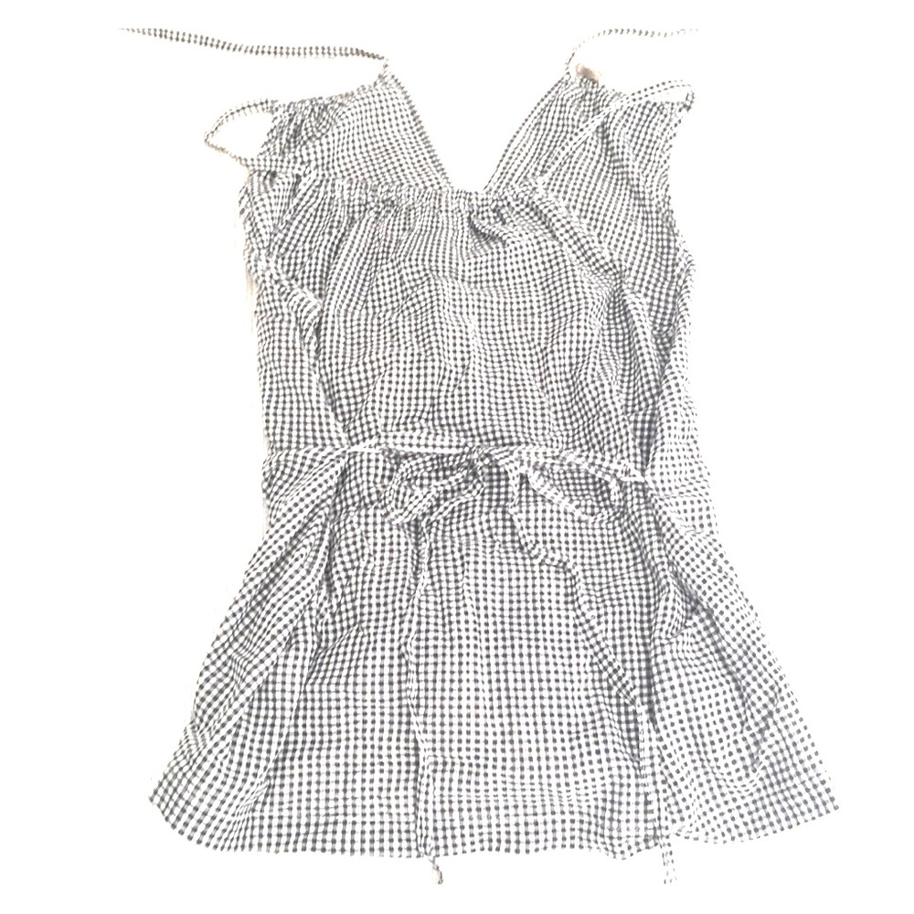 J. Crew gingham plaid tank